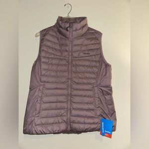 BRAND NEW WITH TAGS: Women’s LARGE W Woodrose Crest Packable Down Vest